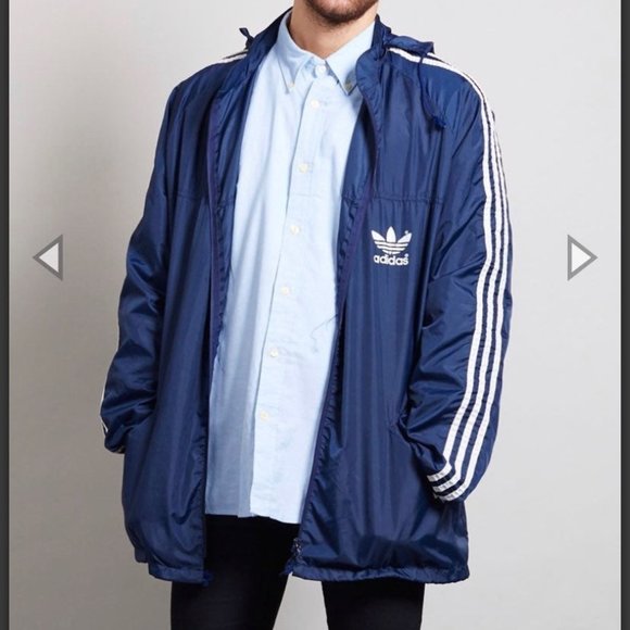 adidas Other - Adidas Rain Blue Jacket Sz L